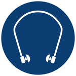 Hearing Protection Shall Be Worn safety sign (MV 19)