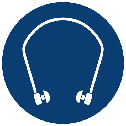 Hearing Protection Shall Be Worn safety sign (MV 19)