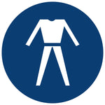 Overalls Shall Be Worn safety sign (MV 20)