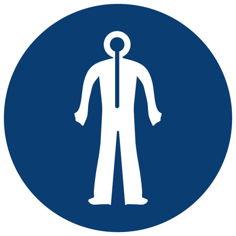 Thermal Suit Shall Be Worn safety sign (MV 24)
