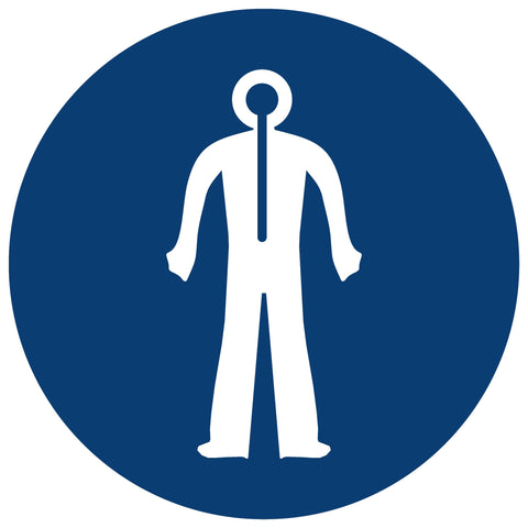 Thermal Suit Shall Be Worn safety sign (MV 24)