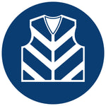 Reflective Jacket Shall Be Worn safety sign (MV25)