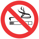 No Smoking safety sign (PV1)