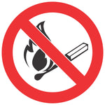 No Fires And Open Flames SABS safety sign (PV2)