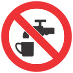 No Drinking of this Water SABS safety sign (PV5)