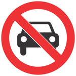 No Entry For Vehicles safety sign (PV16)