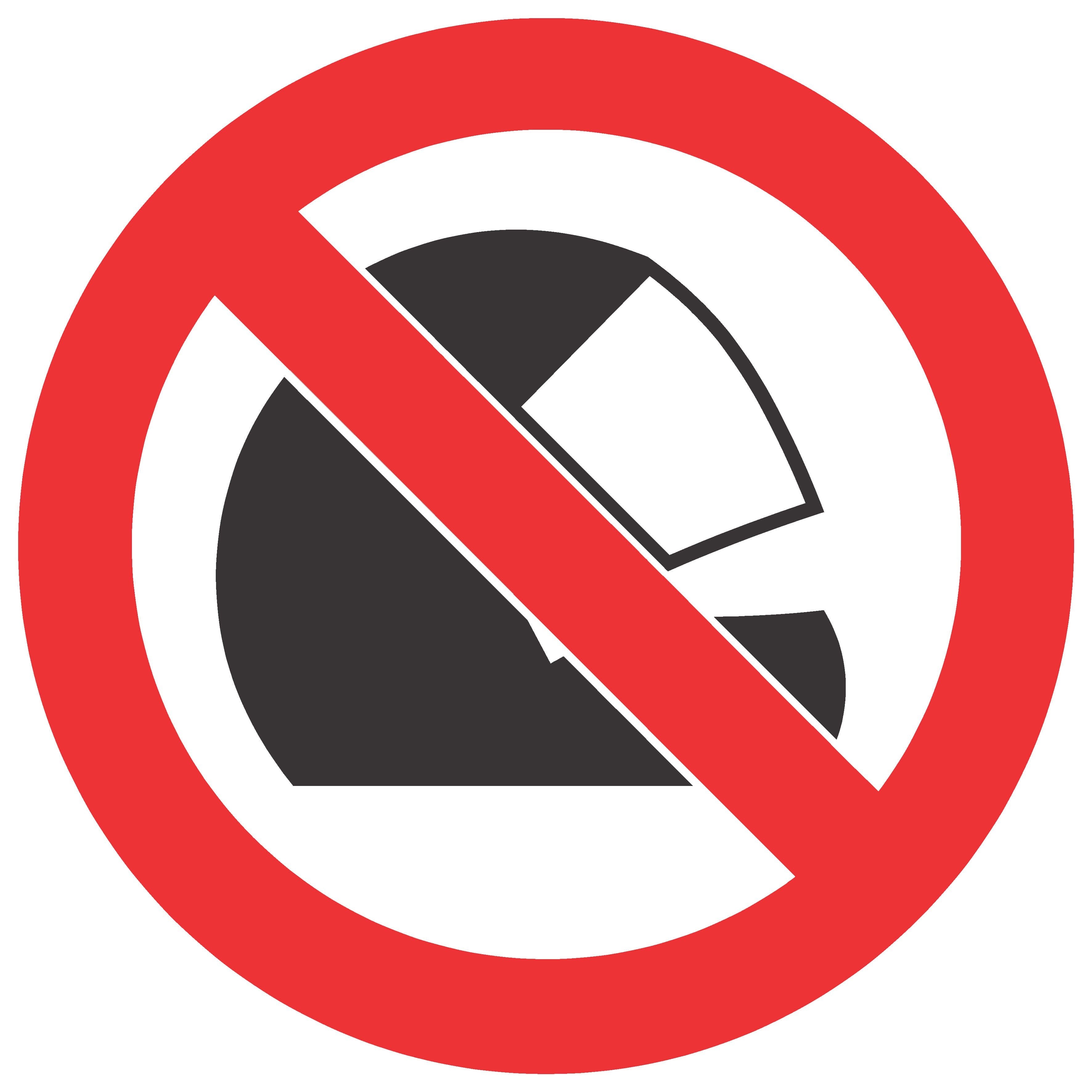 No Wearing of Helmets SABS safety sign (PV18) | Safety Sign Online