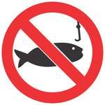 No Fishing SABS safety sign (PV25)