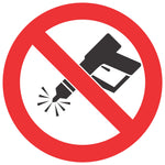 No Drilling SABS safety sign (PV32)