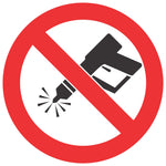 No Drilling safety sign (PV32)