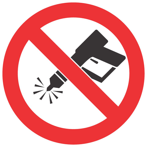 No Drilling SABS safety sign (PV32)