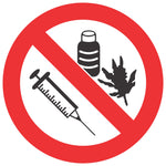 No Drugs SABS safety sign (PV34)