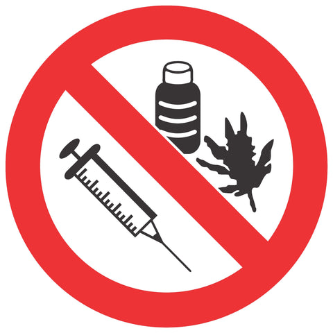No Drugs SABS safety sign (PV34)