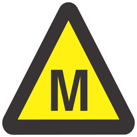 Beware Of Methane safety sign (WW9)