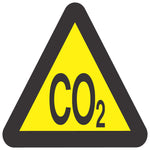 Beware Of Carbon Dioxide SABS safety sign (WW15)