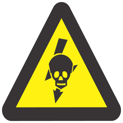 Beware Of Exposed Live High Voltage Equipment safety sign (WW 23)