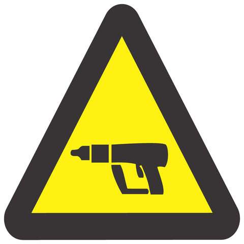 Beware Of Nail Gun SABS safety sign (WW31)
