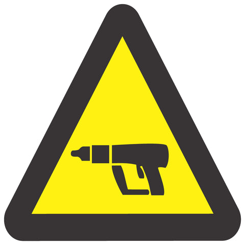 Beware Of Nail Gun SABS safety sign (WW 31)