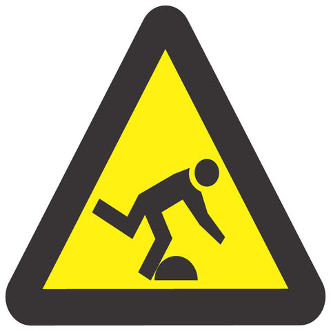 Beware Tripping Hazard SABS safety sign (WW33)