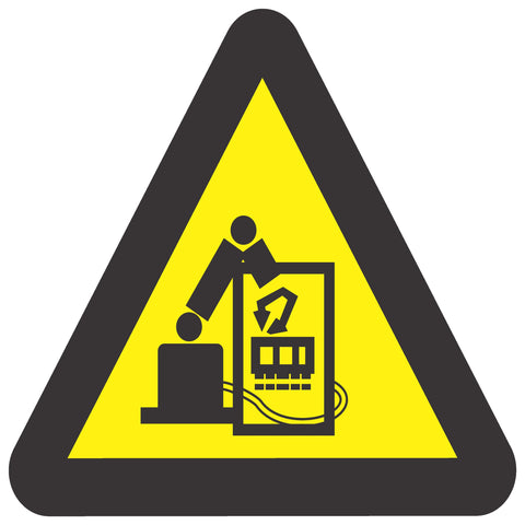 Beware Of Robot SABS safety sign (WW 34)