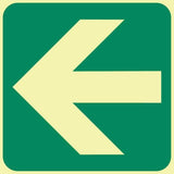 General Direction (left) (Gp 1) symbolic safety sign