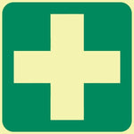 SABS First-Aid Equipment Photoluminescent (glow in the dark) sign (E7)