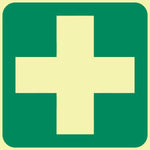 SABS First-Aid Equipment Photoluminescent (glow in the dark) sign (E7)