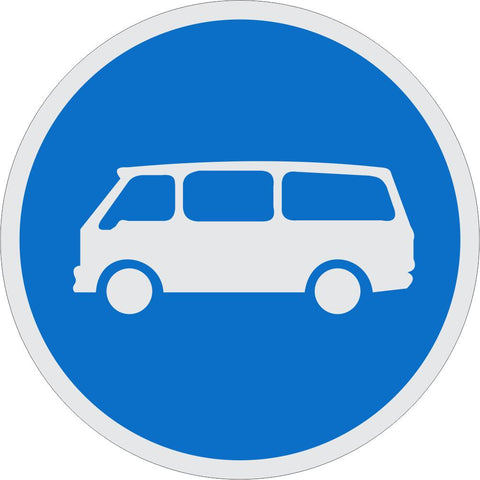 Mini-Buses Only road sign (R119)