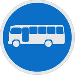 Midi-Buses Only road sign (R120)