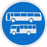 Buses and Minibuses Only road sign (R134)