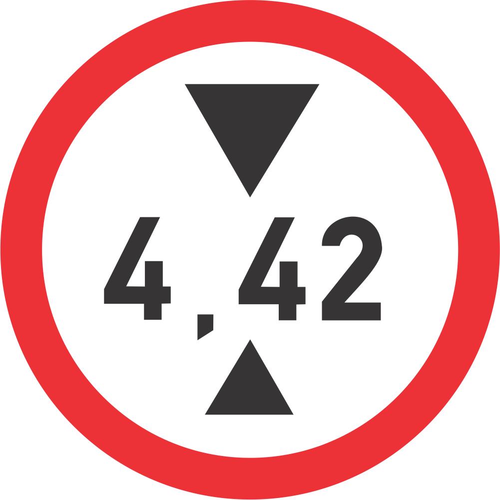 Height Limit retro reflective road sign (R204) | Safety Sign Online
