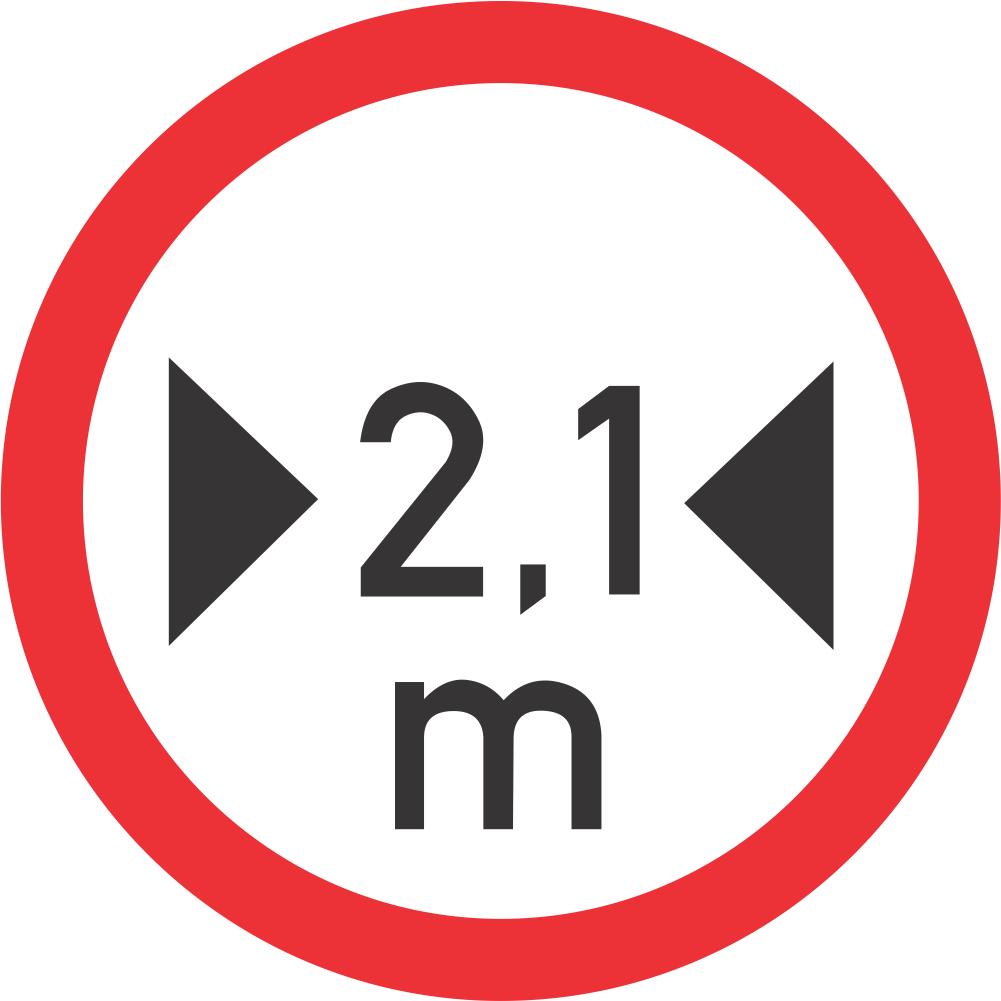 ☆ E·Y Large Tour Sign Plate　　　　【購入点数反映品】 Width Limit road sign (R239) | Safety Sign Online