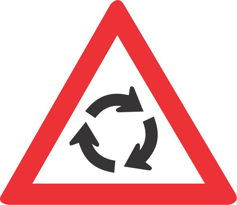 Traffic Circle road sign (W201)