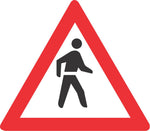 SABS Pedestrians road sign (W307)