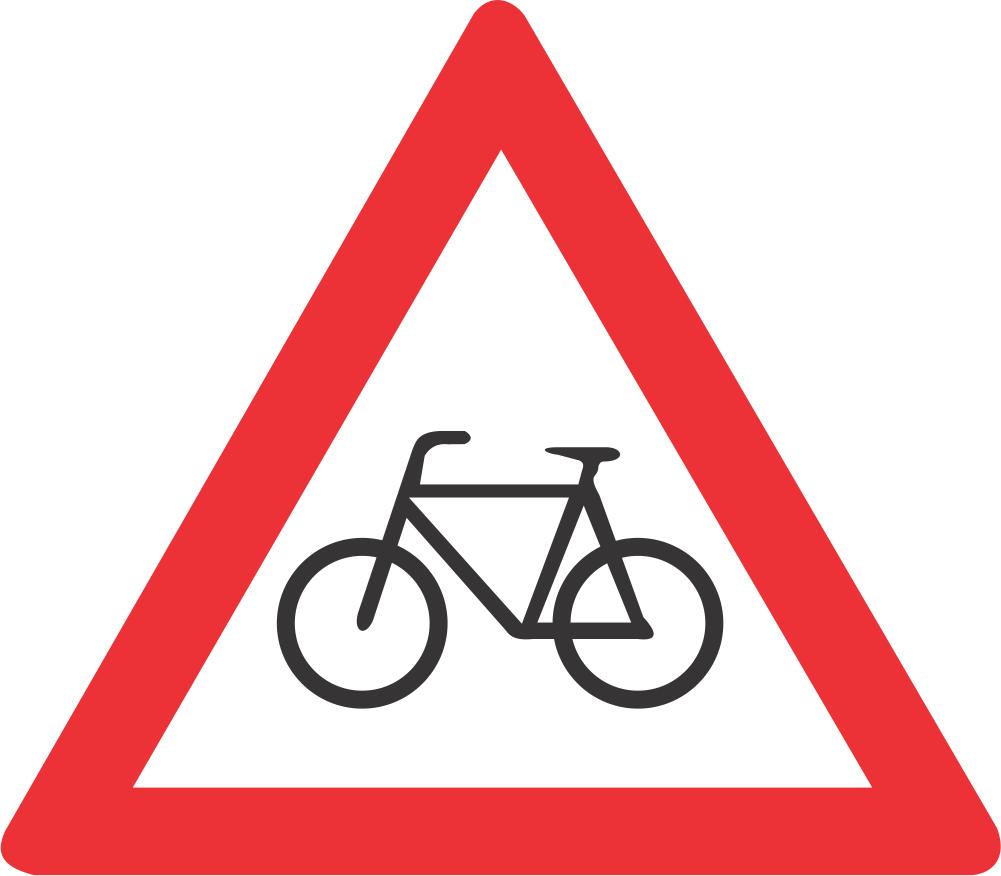 Cyclists road sign (W309) | Safety Sign Online