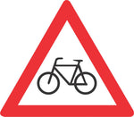 Cyclists road sign (W309)