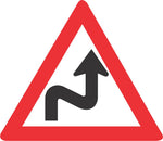Combined Curves (Right - Left) road sign (W210)