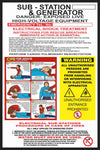 Sub-station & Generator safety sign (CPR02)