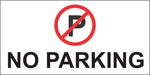 No Parking safety sign (NO2)