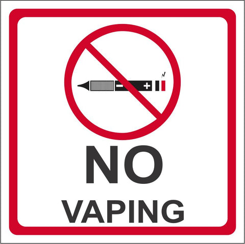 No Vaping safety sign (NOV001)