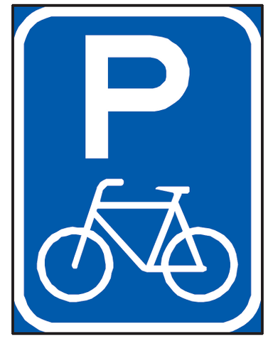 Bicycle Lane Reservation road sign (R304-P)