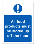 Food products safety sign (CAT1)