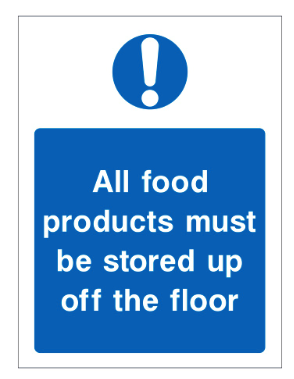 All Food products safety sign (CAT1)