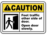 Caution : Foot traffic safety sign (CAU029)