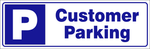 Customer parking safety sign (RV8)