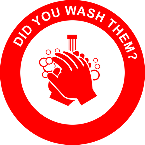 Did you wash them? Sticker (COV-26)