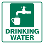 Drinking Water safety sign (GA6A)