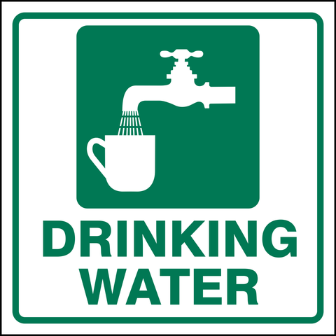 Drinking Water safety sign (GA 6A)