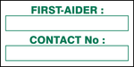 First Aider , Contact safety sign (IN9)