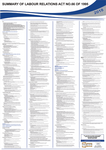 A1 - Summary of Labour relations Act , 2025 Poster